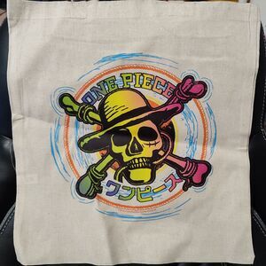 One Piece Tote Bag Straw Hats Crew Symbol Official Anime OP Collectible Handbag